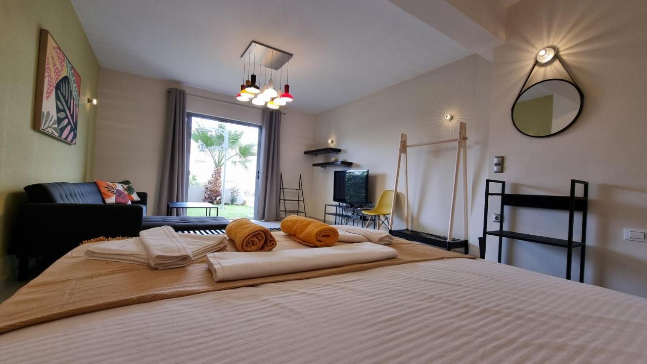 Sandy Point Villas Chania Agia Marina  Bagian luar foto